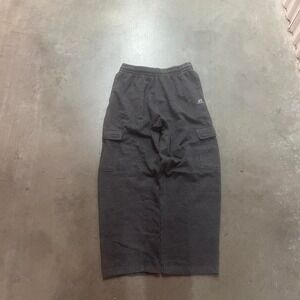 Y2K Russell athletic men's grey sweatpants cargo baggy wide leg skater M